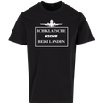 T-Shirt „Ich klatsche nicht bei der Landung“